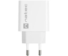 NATEC USB įkroviklis Ribera USB-A 18W baltas