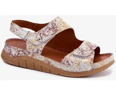 Natūralios odos platforminės basutės Step in style