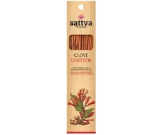 Gvazdikėlių kvapo smilkalų lazdelės Clove, Sattva Ayurveda, 15 vnt.