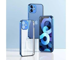 Joyroom New Beauty Series ultra plonas with electroplated frame iPhone 12 Pro dėklas telefonui aukso spalvos (JR-BP743)