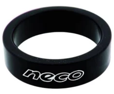 Neco 1 1/8'' 5 mm Juodas vairo kolonėlės tarpiklis, 5 vnt. pakuotė