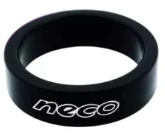 Neco 1 1/8'' 5 mm Juodas vairo kolonėlės tarpiklis, 5 vnt. pakuotė