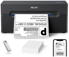 Nelko termo spausdintuvas etiketėms, Bluetooth, USB, 150 mm/s, 203 DPI, 4x6 colių, PL70E-BT
