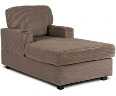 NEO smėlio spalvos apmušta moderni sofa-lovos fotelis