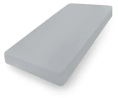 Neperšlampama jersey paklodė kūdikių lovytei MATEX 70x140 cm, pilka