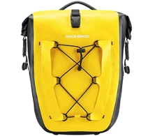 Neperšlampamas dviračio krepšys Rockbros 30140022005, 25-32 l – geltonas