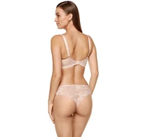 Nėriniuota liemenėlė Gorteks Claudia, švelniai rožinė