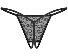 Nėriniuoti stringai su atvira kirkšnimi Obsessive