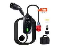 VEVOR Mobilus sieninis įkroviklis 22 kW 32A, 7 m