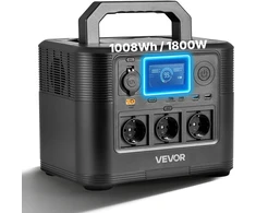 VEVOR Nešiojama saulės stotelė 1800W, 1008Wh