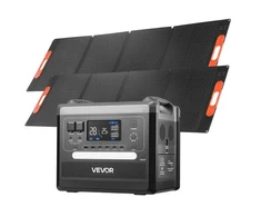 VEVOR Nešiojama saulės jėgainė 2400W su 2160Wh baterija