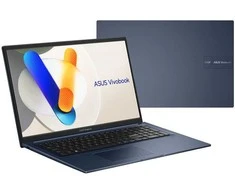 ASUS Vivobook 17 X1704VA-AU1068W Core 5 120U 17.3" FHD IPS-level Panel 60Hz 250nits AG 16GB DDR5 SSD512 Intel Graphics WLAN+BT Cam720p 50WHrs Win11 Quiet Mėlyna