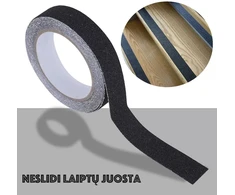 Neslidi laiptų juosta (juoda)