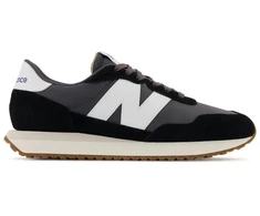 New Balance vyriški sportbačiai, zomšos odos laisvalaikio sportiniai bateliai, juodi (MS237GA)