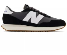 New Balance vyriški sportbačiai, zomšos odos laisvalaikio sportiniai bateliai, juodi (MS237GA)