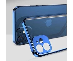 Joyroom New Beauty Series ultra plonas with electroplated frame iPhone 12 Pro dėklas telefonui juodos spalvos (JR-BP743)