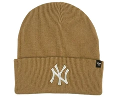 Kepurė 47 Brand New York Yankees Smėlio spalvos vaikiška kepuraitė B-HYMKR17ACE-KHK-KIDS