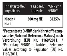 Niacino kapsulės MST 60 vnt