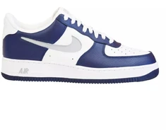 Nike Air Force 1 '07 Žemi Vyriški Sportbačiai Balta, Tamsiai Mėlyna, Pilka - DV3501-400