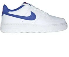 Nike Air Force 1 moteriški batai, balti / tamsiai karališkos mėlynos - CT3839-101