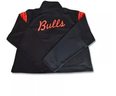 Nike Chicago Bulls Aikštės 75 treninginė striukė moterims Juoda/Universiteto raudona/Juoda - DB1394-010