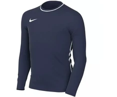 Nike Dri-Fit Park 26 apvalios apykaklės marškinėliai tamsiai mėlyni vaikams HM7170 410