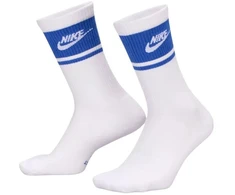 Nike Everyday Elevated ilgos kojinės, 3 poros, baltos ir mėlynos spalvos, IM7949 904