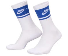 Nike Everyday Elevated ilgos kojinės, 3 poros, baltos ir mėlynos spalvos, IM7949 904