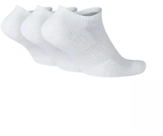 Nike Everyday Plus Amortizuojančios kojinės 3 poros baltos SX6889 100
