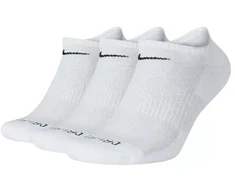 Nike Everyday Plus Amortizuojančios kojinės 3 poros baltos SX6889 100