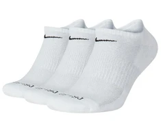 Nike Everyday Plus Amortizuojančios kojinės 3 poros baltos SX6889 100