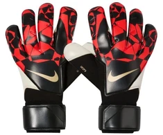 Nike Grip3 vartininko pirštinės, juodos, raudonos ir baltos spalvos HQ0256 010