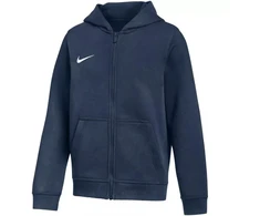 Nike Park 26 Fleece Džemperis su gobtuvu ir pilnu užtrauktuku vaikams, tamsiai mėlynas IB1232 410