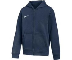 Nike Park 26 Fleece Džemperis su gobtuvu ir pilnu užtrauktuku vaikams, tamsiai mėlynas IB1232 410