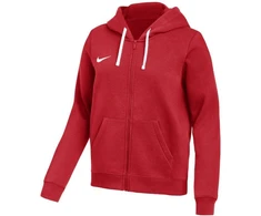 Nike Park 26 Fleece džemperis su gobtuvu, pilnai užsegamas, moterims, raudonas IB1230 657