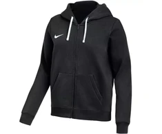 Nike Park 26 Fleece moteriškas juodas gobtuotas bliuzonas su pilnu užtrauktuku IB1230 010