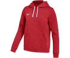 Nike Park 26 Fleecinis džemperis su gobtuvu moterims Raudonas IB1224 657