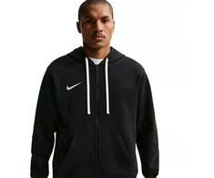 Nike Park 26 Flisinis džemperis su gobtuvu ir pilnu užtrauktuku Vyriškas Juodas IB1228 010