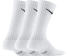 Nike Performance Cushioned Crew 3P Jr SX6842 100 kojinės