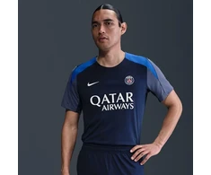 Nike PSG Strike Vyriški marškinėliai Tamsiai Mėlyni HJ7758 411