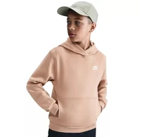 Nike Sportswear Club Fleece smėlio spalvos džemperis vaikams FD3000 200