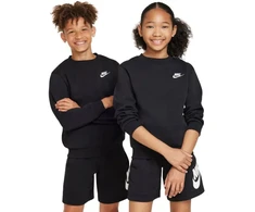 Nike Sportswear Club Fleece vaikiškas džemperis, juodas FD3006 010