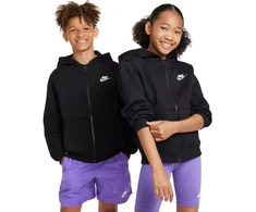 Nike Sportswear Club Fleece vaikiškas džemperis juodas FD3004 010