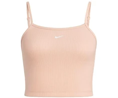 Nike Sportswear Essential Šonkauliuotas trumpas viršutinis drabužis Atmosphere/Baltas - DM6737-610