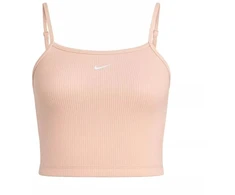 Nike Sportswear Essential Šonkauliuotas trumpas viršutinis drabužis Atmosphere/Baltas - DM6737-610