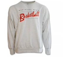 Nike Standard Issue apvalios kaklo iškirptės džemperis, Birch Basketball Heather/Pale Ivory - DA6741-051