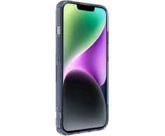 Nillkin Nature Pro dėklas iPhone 14 Plus šarvuotas dėklo dangtelis mėlynas