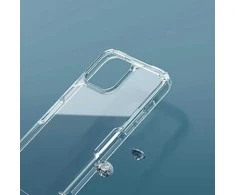 Nillkin Nature Pro dėklas iPhone 14 Plus šarvuotas dėklo dangtelis mėlynas