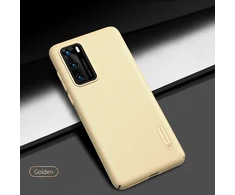 Nillkin Super Frosted Shield dėklas telefonui Huawei P40 auksinės spalvos