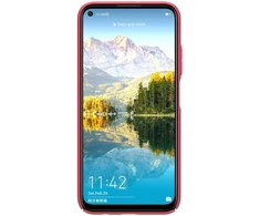 Nillkin Super Frosted Shield - dėklas skirtas Huawei P40 Lite / Nova 7i / Nova 6 SE Bright Raudona